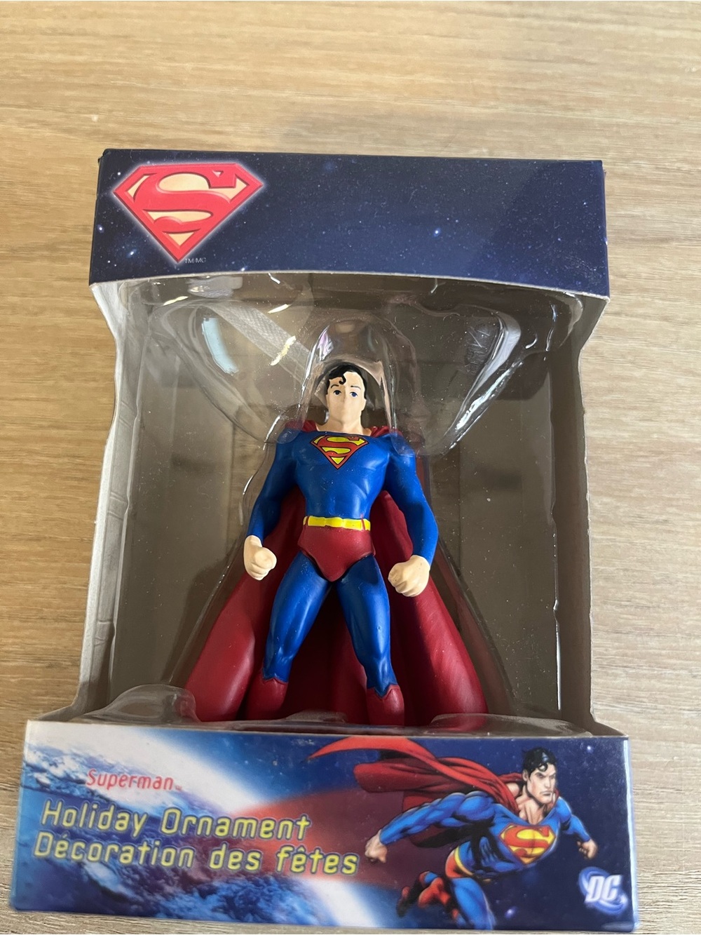 Hallmark Superman Figure Ornament - Red, Blue & Yellow